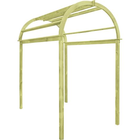 vidaXL Arche à treillis 125x150x235 cm Bois de pin imprégné (1/5)