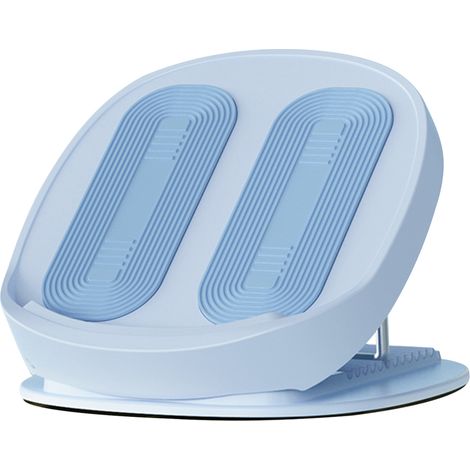 Planche inclinée pour étirement des mollets, en polypropylène, pour l'inversion des pieds et le fitness en intérieur (bleu, 15 vitesses). (1/5)