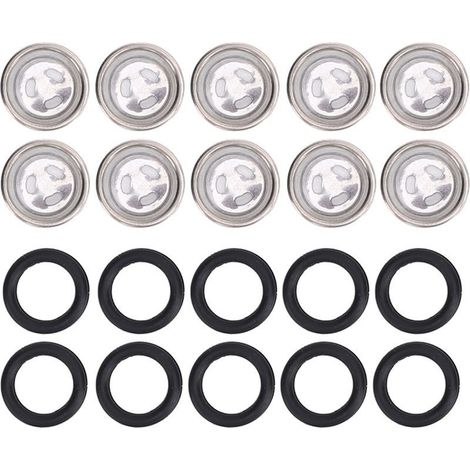 Verre de vue de maître-cylindre de frein avec joint torique, fenêtre de moto pour ATV diamètre: 12mm/0,5 pouces, 10 pièces.. (1/5)