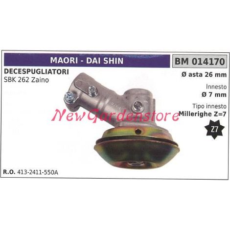 Coppia conica MAORI decespugliatore SBK 262 ZAINO 014170