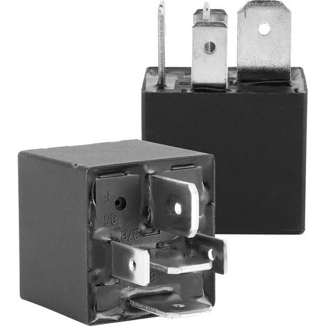 2 pièces 5Pin treuil solénode relais contacteur 12V 80A universel pour ATV UTV camion bateau Van (1/5)
