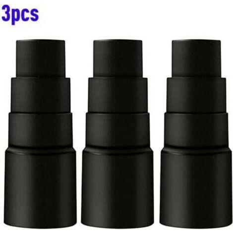 3 Pièces Adaptateur pour Tubulure d'extraction Adaptateur Réducteur pour outil aspiration poussière perceuse scie sauteuse scie circulaire ponceuse excentrique perceuse d'établi