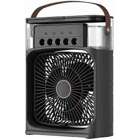 Climatiseurs personnels, refroidisseurs d'air par évaporation, climatiseurs portables noirs (1/4)