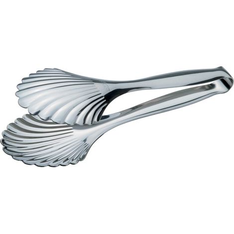 PIAZZA - Pinza da Cucina per Pane, Molla in Acciaio Inox di Alta Qualità - Lunghezza 23 cm