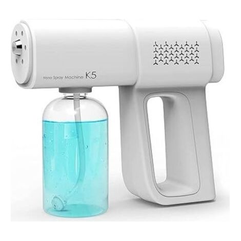 Pistolet pulvérisateur à USB, Désinfectant électrique lumière bleue, Atomizer Rechargeable de la Main, pulvérisateur à vapeur hydratant pour soins capillaires, Les Vêtements de Désinfectio