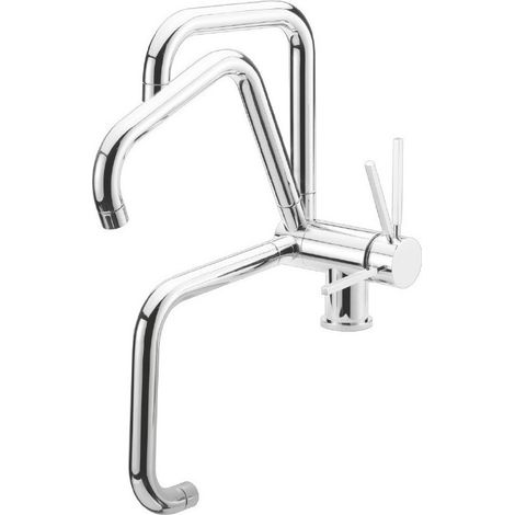 Crolla Mitigeur de Cuisine Monocommande Sous Fenêtre Chromé Puro Window P 580L CR