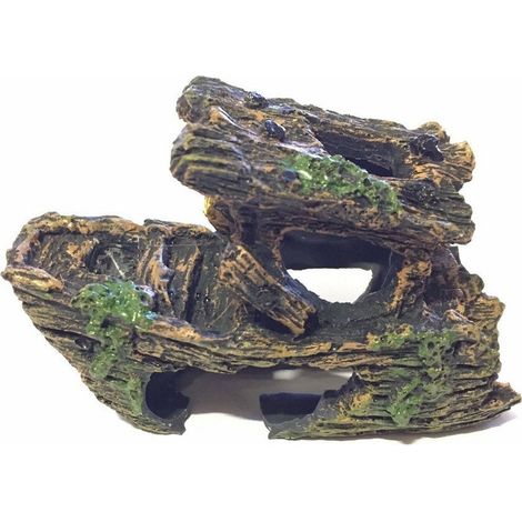 Trade Shop - Decorazione Per Acquario Relitto Nave Imbarcazione Resina Pesci Acqua Ornamento - (1/5)