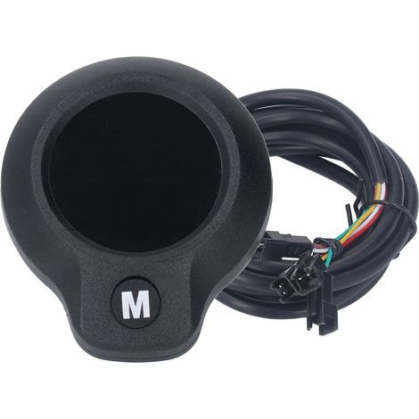 Compteur LCD pour vélo électrique multifonction, écran de mesure pour trottinette électrique, avec 6 fils, affichage numérique robuste pour vélo à assistance électrique. (1/5)