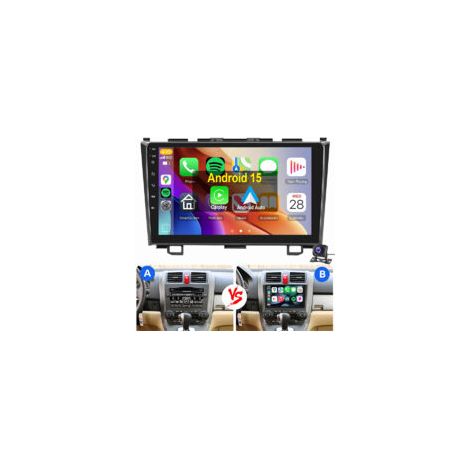 Autoradio Android 15 Carplay RDS GPS WIFI pour Honda CR-V CRV III 2007-2011 1+32G CAM (1/5)