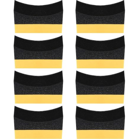 CSPARKV 8Pcs Car Tire Wax Applicator Pad, Car Polishing Sponge, Car Tire Waxing Sponge, Car Tire Cleaning Pad Sponge Brush Tools