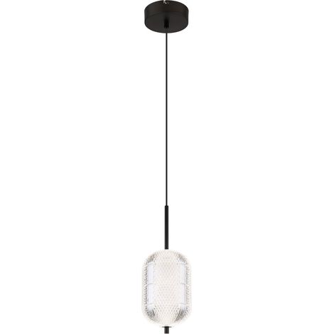 Globo - lámpara colgante - Kurius - negro - vidrio - Ø 15cm - LED (1/5)