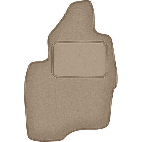 Tappetino in velluto per guidatore per: Mitsubishi Pajero III fuoristrada (1999-2006) beige (1/5)