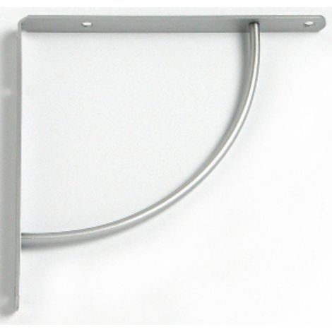 FPLUS escuadra noon 200x200 gris plata , La escuadra decorativa NOON es perfecta para fijar estanterias en superficies de madera y paredes. Este elemento de fijación para estanterí