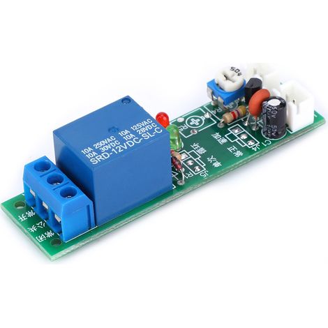 Module de relais temporisé haute précision, minuterie, fournitures électriques JK11-PB DC12V (1/5)