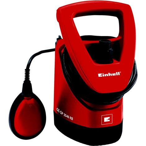 Einhell Regenfasspumpe GE-SP 3546 RB (350 W, max. Fremdkörpergröße 2,5 mm, max. Fördermenge 4.6 L/h, max. Förderhöhe 11 m, stufenloser Schwimmschalter, Kunststoff-Pumpengehäuse)