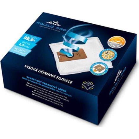 Eta Aquilo sacs aspirateur transparents pack de 3