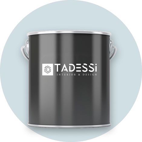 TADESSI Wall Select Wandfarbe Blau - Blassblau - abwaschbare Innenfarbe matt - Dispersionsfarbe - Geruchsarm und Lösemittelfrei (1/5)