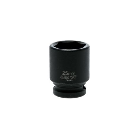 Llave de Vaso de Impacto Hexagonal 1/2' de                 Tamaño 25 mm D1 36.0 mm D2 30.0 mm L 45.0 mm (1/2)