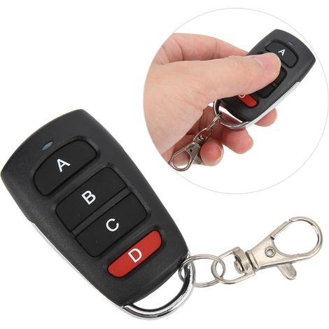 Universeller Fernbedienungsschlüssel zum Klonen von Garagentoren und elektrischen Einfahrtstoren, Fernbedienungsklonen mit fester Frequenz (mit eingebauter Batterie) (K16) (1/5)