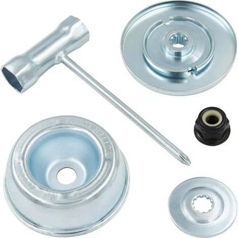 [French Days]Kit d'adaptation de lame pour Stihl FS90 FS90R FS94 FS100RX FS110 FS110RX FS120 FS130 FS130R FS200 FS240 FS250 FS55 FS55R FS56 FS56RC FS70R FS80 FS83 FS85 FSA90 FS-KM (Blade Adapter Attac