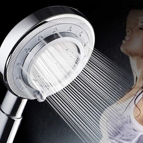 Pommeau Douche Pomme De Douche Pommeau De Douche Douchette Anti Calcaire Pomme De Douche Pomme De Douche En Aluminium En Métal Instrument De Poche Pomme De Douche Haute Température-24103cmsilver (1/5)