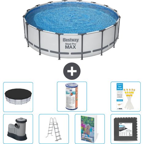 Bestway Steel Pro MAX Rund - 488x122 cm - 8-teilig S563