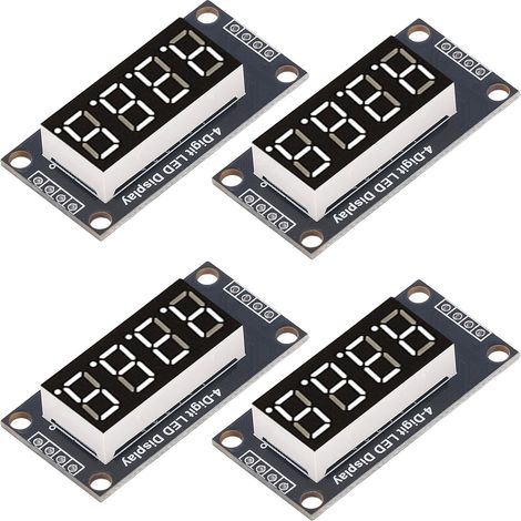 modules d'affichage numérique à tube LED 4 chiffres 7 segments 0,36 pouce, puce de commande TM1637, blanc MRA110A (1/5)