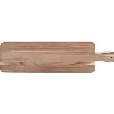 Maxi Aperitifplatte - LIVOO - MES151 - Akazienholz FSC - 75 x 19,5 cm - Holzfüße