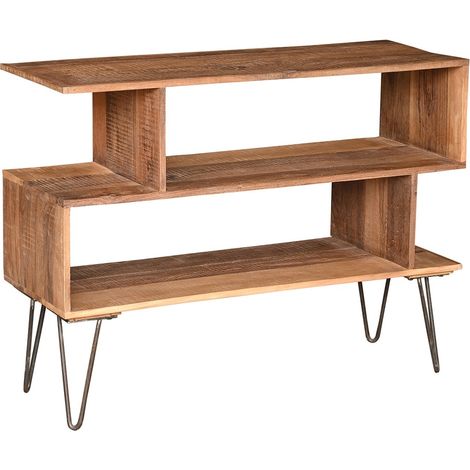 Industrieller TV-Schrank aus Holz und Metall für Wohnzimmer und Schlafzimmer