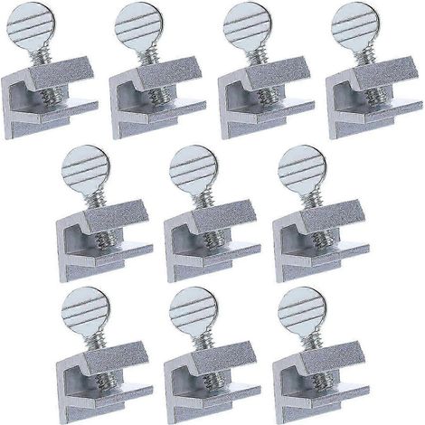 10x Schiebetür- und Fensterverriegelungen aus Edelstahl für Tür, Fenster und Schrank (1/5)
