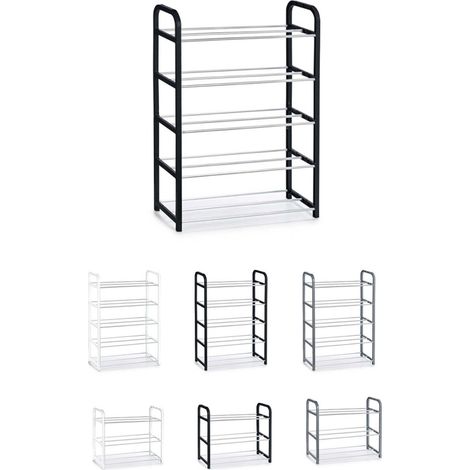 Zapatero de Metal y Plástico – Zapatero Organizador Ideal para Recibidor, Pasillos y Salón