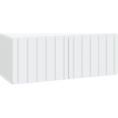 Wall-Mounted TV Cabinet White 78.5 x 31 x 30 cm Engineered Wood vidaXL