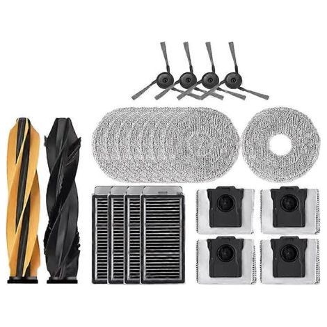 LAN 22-teiliges Set für Dreame X50 Ultra / X50 Master / X50 Ultra Complete Staubsauger: Hauptseitenbürste, Hauptseitenbürste, Reinigungsfilter und Staubbeutel (1/5)