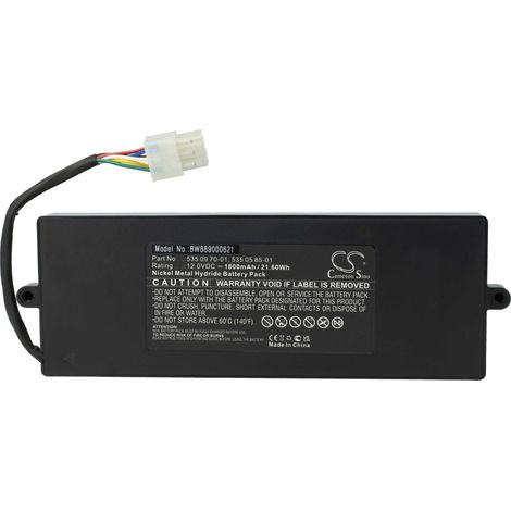 vhbw batteria compatibile con Husqvarna Solarmower 1998, 1999, 2000, 2001, 2002 tagliaerba, robot tagliaerba (1800mAh, 12V, NiMH)