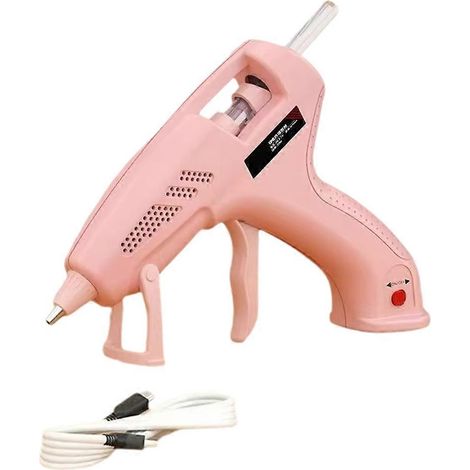Mini masseur chauffant rechargeable en silicone rose, 7 mm, portable, sans fil, 3,7 V, autonomie de 60 minutes, chargement Type-C, un outil de bricolage pour les enfants. (1/5)