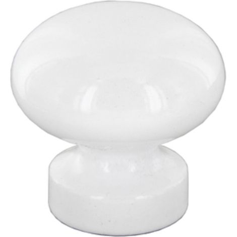 POMOLO IN LEGNO LACCATO D 25 MM 101/D BIANCO Q.TA 25