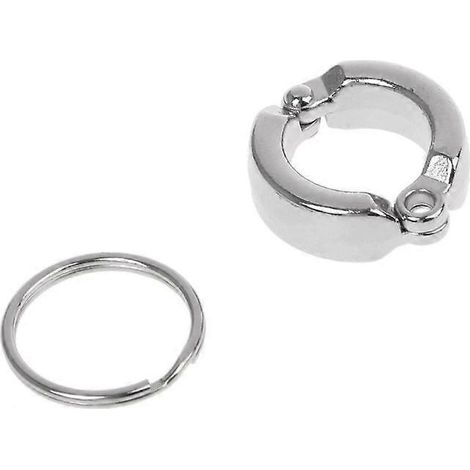 Anneaux de patte pour oiseaux, anneaux de jambe à ouverture active, clips métalliques pour perroquets en vol extérieur - Numéro 15