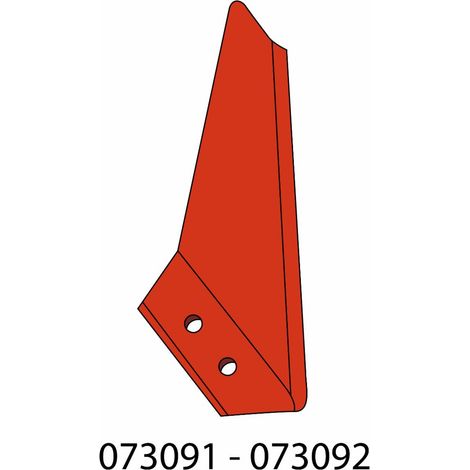 Coltello vomere adattabile Kverneland 073091 dx