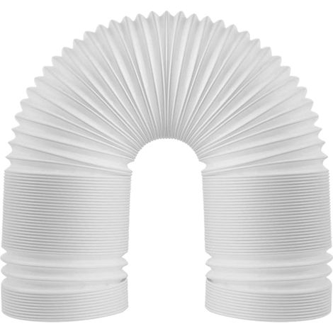 Tuyau De Climatisation Mobile, Tuyau D'échappement De Climatiseur Portable, Extensible De Ventilation 130mm Longueur 1.5 M, Flexible Tuyaus D'evacuation Pour Clim Lave Vaisselle Seche Linge D'aération (1/5)