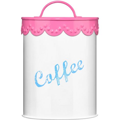 Premier Housewares Pink Lace Coffee Canister (1/2)