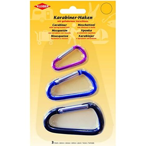 KLEIBER MOUSQUETON, SET DE 3, COULEURS ASSORTIES NOIR 52418
