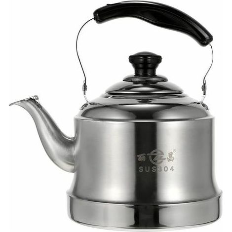 Ulisem – Bouilloire siffante 2L en acier inoxydable – Poignée ergonomique – Résistante à haute température – Compatible gaz et induction