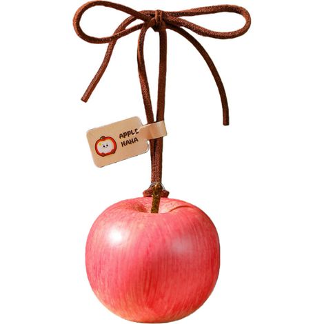 Ornamento da appendere a forma di serpente in schiuma, realistico e fruttato - Rosso