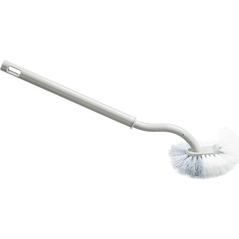 【Toilettenbürste】 Ergonomische, S-förmige Toilettenbürste mit langem Griff für gründliche Reinigung, dichten Nylonborsten und PP-Griff (1/5)