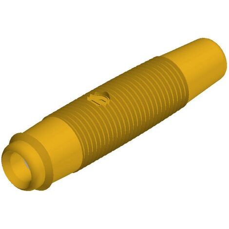 Fiche banane femelle Ø de la broche: 4 mm Hirschmann Test & Measurement KUN 30 931804103 jaune 1 pc( (1/4)