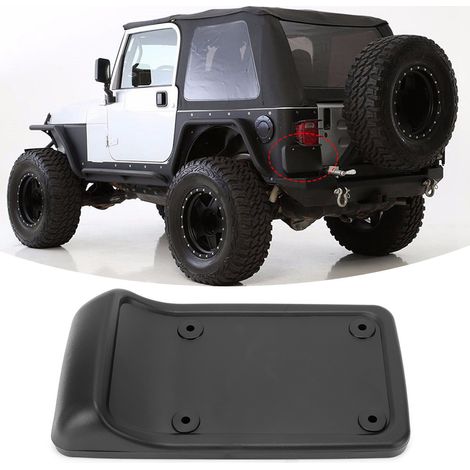 Support de plaque d'immatriculation arrière pour Jeep Wrangler TJ 1997-2006 (1/5)