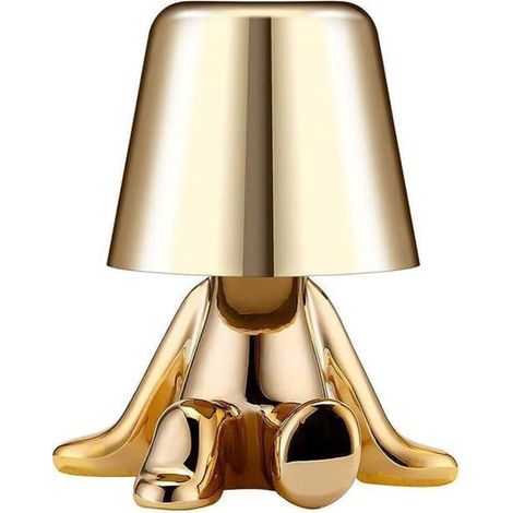 Lampes de chevet tactiles Idées Lampes pour la maison Lampe de nuit de bureau tactile dorée Lampe de nuit créative, Lampe de bureau sans fil (1/4)