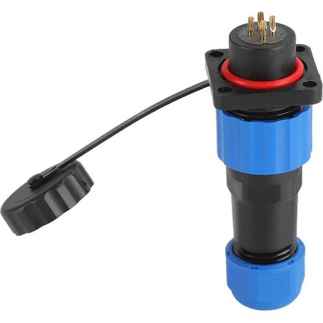 IP68 Wasserdichter Stecker, quadratischer Luftfahrt-Stromanschluss, Industrie-Terminaladapter SP164 Pin (2