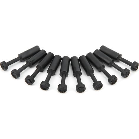 Bouchon pneumatique composite 100 pièces, raccord bouchon 1/4 pouce, accessoire bouchon d'extrémité pour tuyau (1/5)