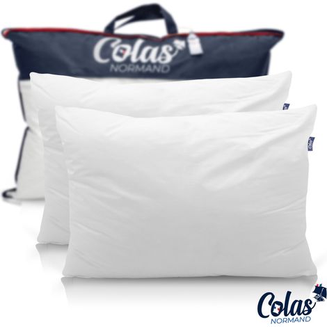 Lot de 2 oreillers 100% écologiques 45×70 cm